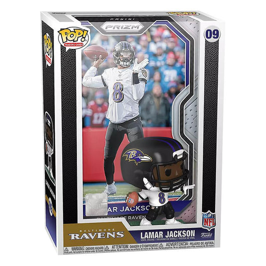 Funko Pop! Trading Cards:Lamar Jackson BAL Ravens #09